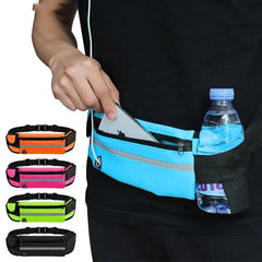 Waterproof Running Waist Bag Fitness Phone Holder Water Bottle Pack