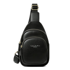 Women's Sports Casual PU Leather Waist Pack Crossbody Bag