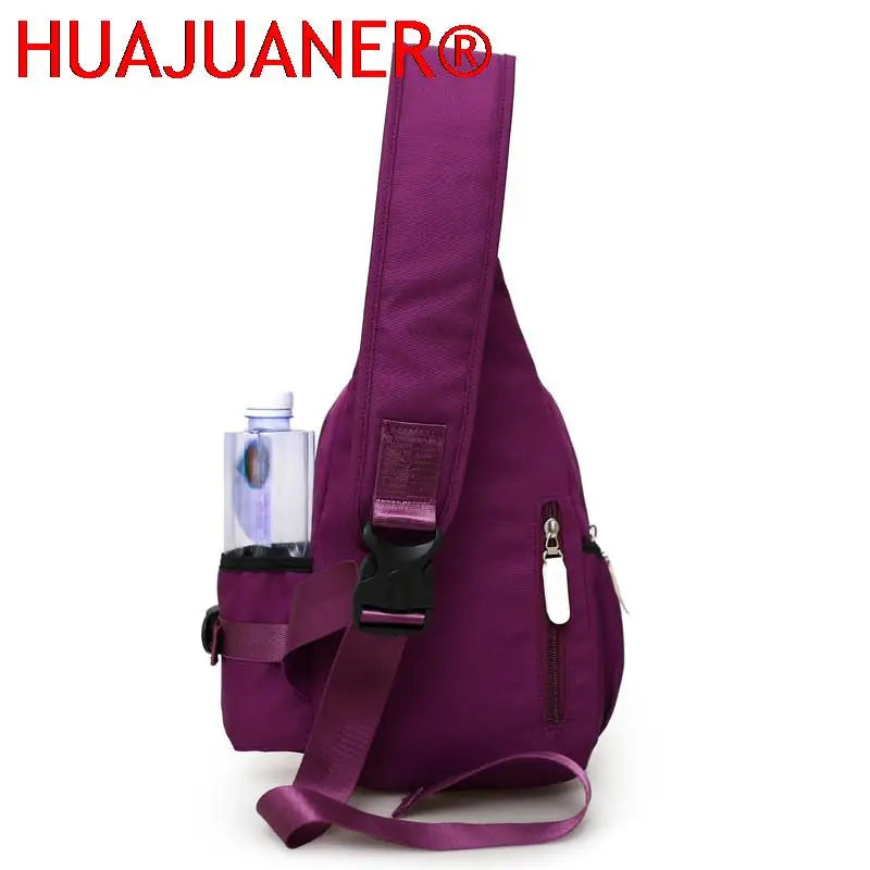Waterproof Sports Fanny Pack Chest Bag Travel Shoulder Sling Backpack