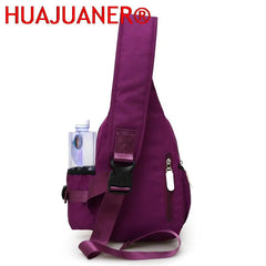 Waterproof Sports Fanny Pack Chest Bag Travel Shoulder Sling Backpack