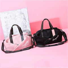 Sports Gym Bag Female Dry Wet Separation Shoe Position Training Yoga Bag