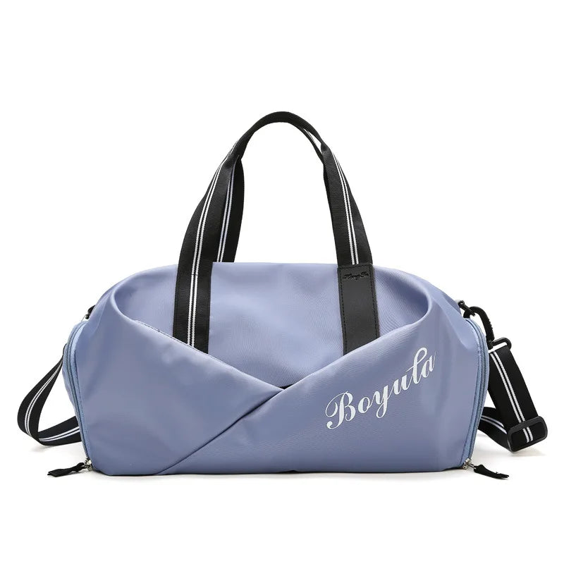 Sports Gym Bag Dry Wet Separate Shoe Position Training Yoga Large Capacity