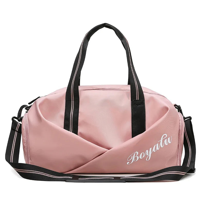 Sports Gym Bag Dry Wet Separate Shoe Position Training Yoga Large Capacity