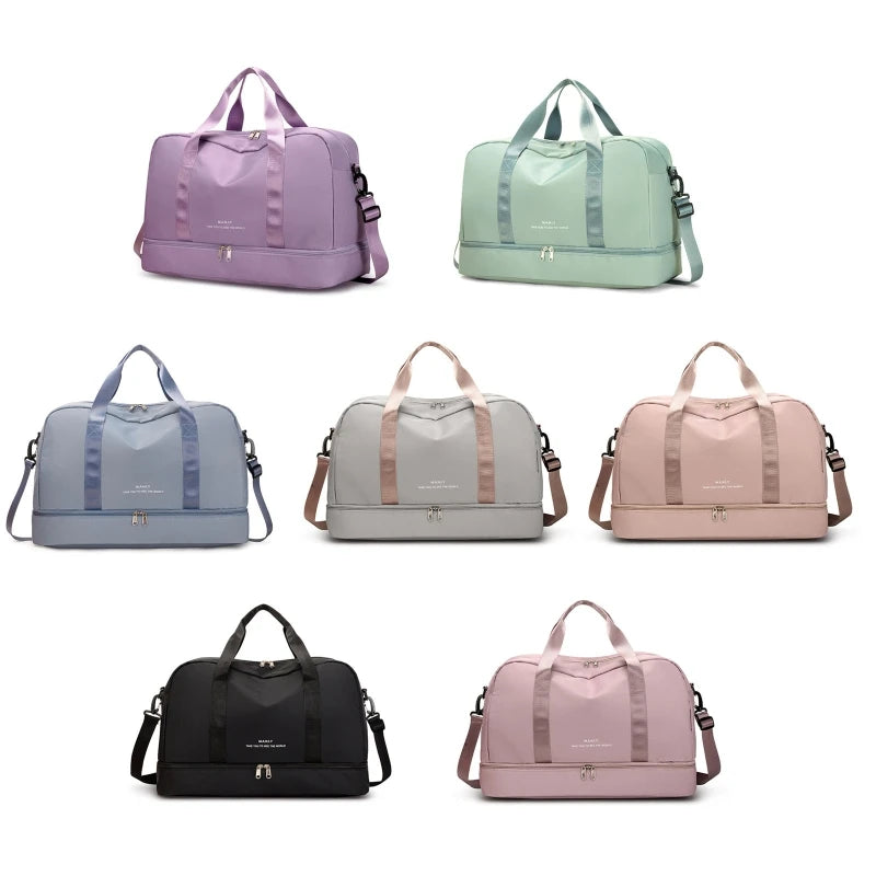 Sports Gym Bag for Women and Men Travel Weekender Workout Duffel Bags