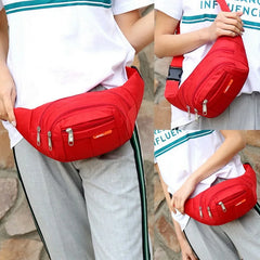 Sports Man Chest Bag Fanny Pack Running Waist Bag Waterproof Crossbody Bags