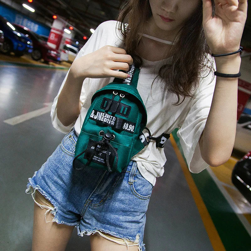 Sports Summer Harajuku Shoulder Messenger Bag Female Small Bag