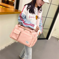 Heart Single Shoulder Handbag for Sports and Travel
