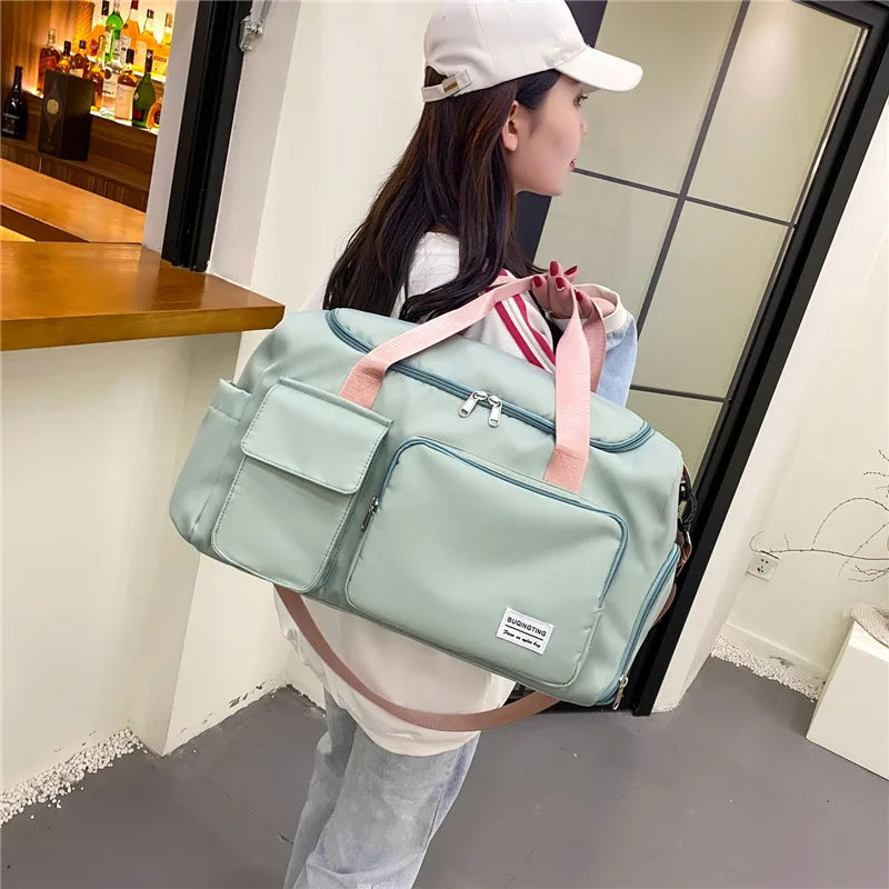 Heart Single Shoulder Handbag for Sports and Travel