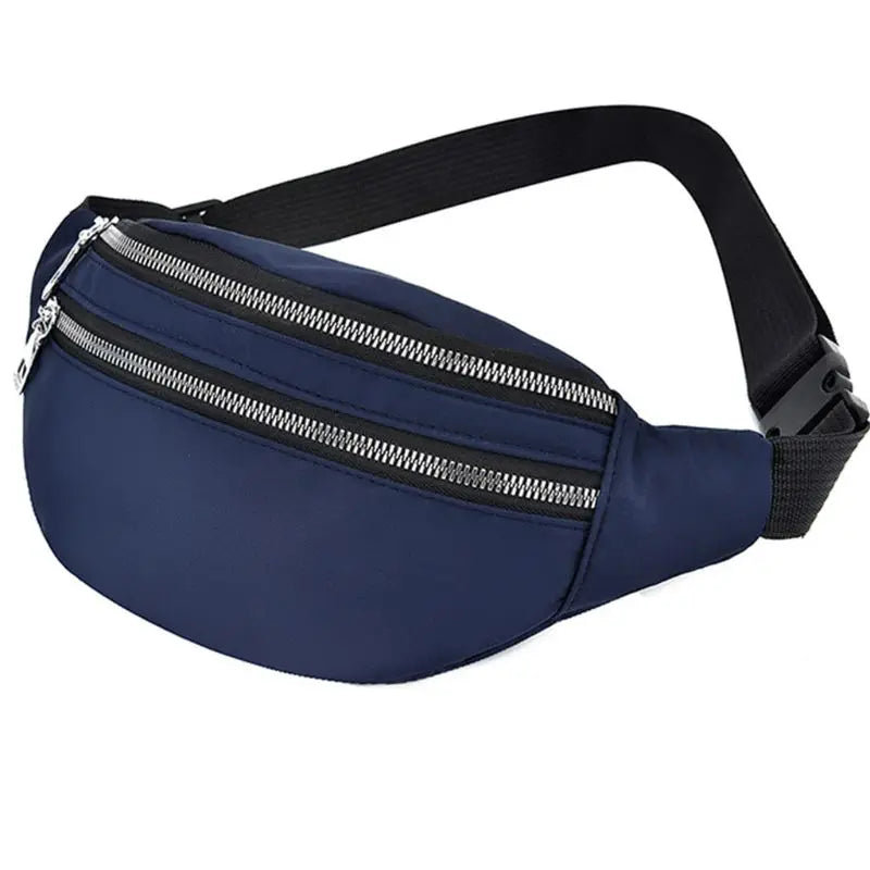 Women's Sports Travel Waist Bag Nylon Phone Pouch Wear-resistant