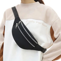Women's Sports Travel Waist Bag Nylon Phone Pouch Wear-resistant