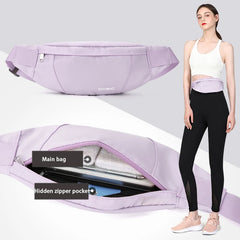 Waterproof Sports Waist Bag for Women Girls with Phone Holder