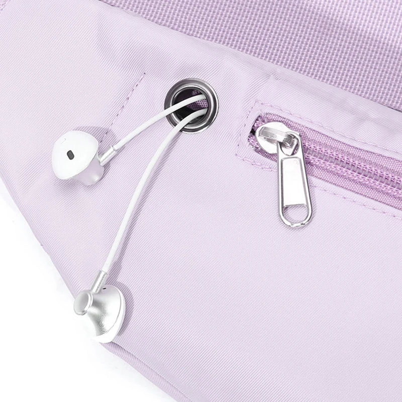 Waterproof Sports Waist Bag for Women Girls with Phone Holder