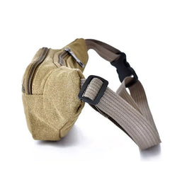 Canvas Anti-theft Waist Pack for Men Women