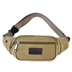 Canvas Hidden Anti-theft Chest Bag for Men Women