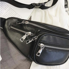 Outdoor Waterproof Waist Bag Chain Chest Bag Ladies Shoulder Messenger Bag