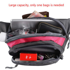 Multi-function Waterproof Pockets Women Large Capacity Chest Bag