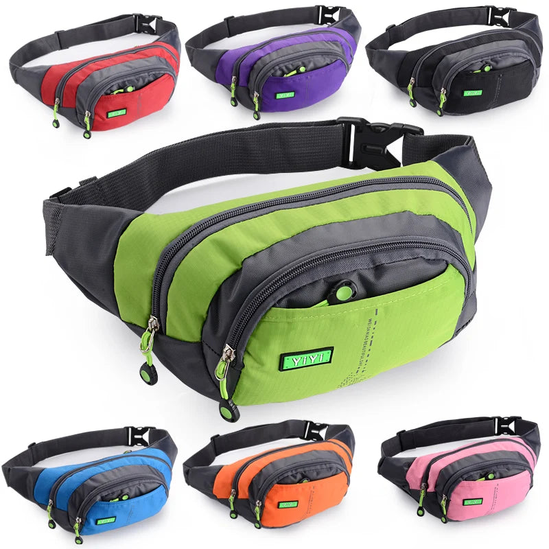 Multi-function Waterproof Pockets Women Large Capacity Chest Bag