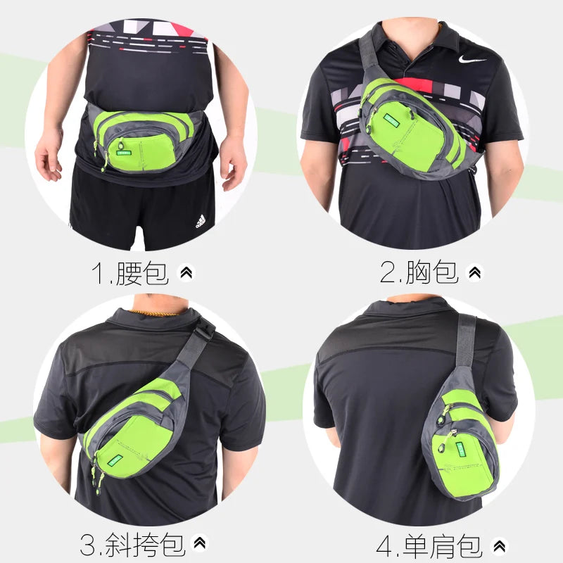 Multi-function Waterproof Pockets Women Large Capacity Chest Bag