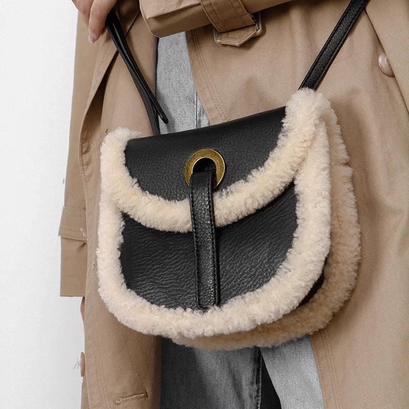 Spring Autumn Ladies Ins Retro Handbag Adult Women's Temperament