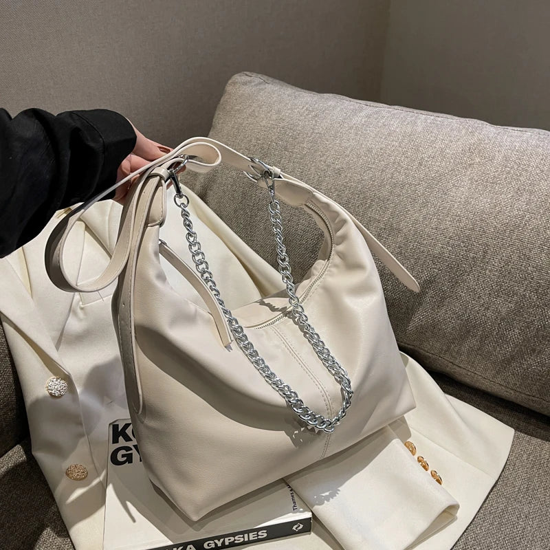 Spring Crossbody Bags Large Capacity Handbags Purses Female Chain Hobo Bag