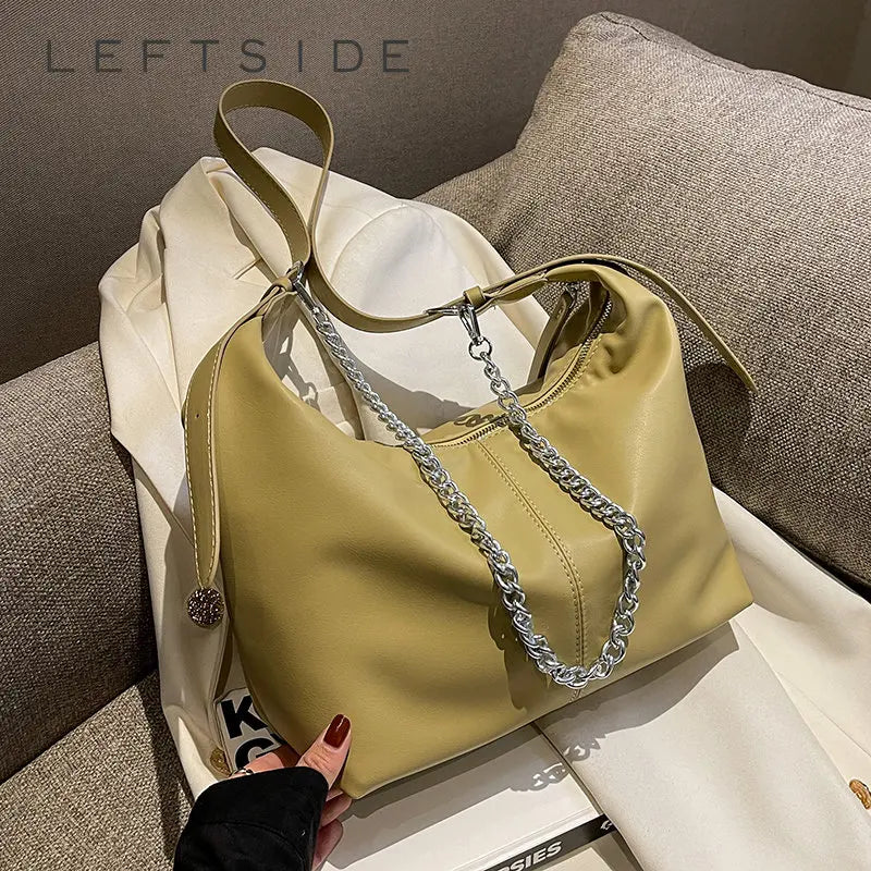 Spring Crossbody Bags Large Capacity Handbags Purses Female Chain Hobo Bag