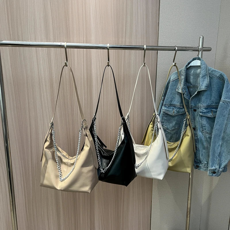 Spring Crossbody Bags Large Capacity Handbags Purses Female Chain Hobo Bag