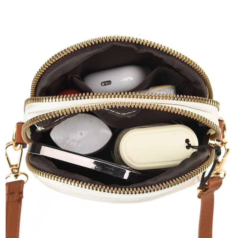Spring Soft PU Leather Women Shoulder Bags Lightweight Small Satchel