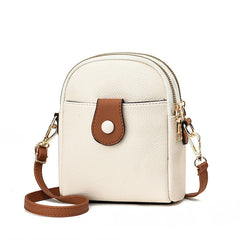 Spring Soft PU Leather Women Shoulder Bags Lightweight Small Satchel