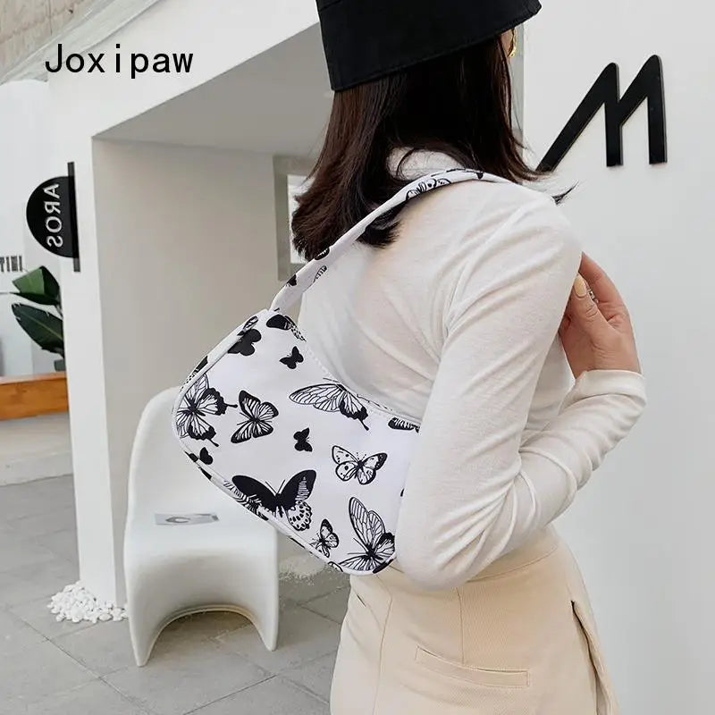 Spring Leopard Print Shoulder Bag Women Vintage Pu Leather Handbag Crossbody