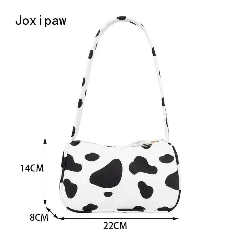 Spring Leopard Print Shoulder Bag Women Vintage Pu Leather Handbag Crossbody