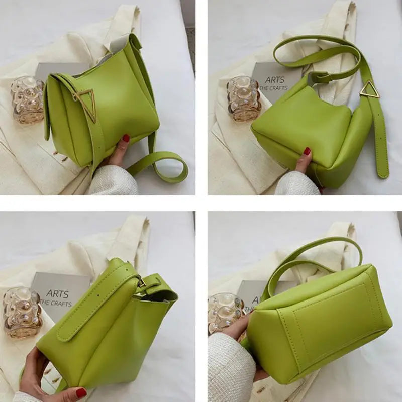 Spring Women's Shoulder Bag Soft PU Leather Small Handbag Hot Composite Cr