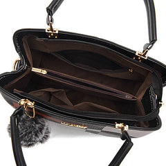 Spring Plaid Shoulder Bag Women Large Capacity High Messenger Handbag