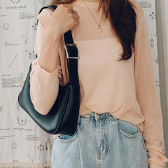 Soft Leather Retro Handbags And Purse Small Shoulder Bag