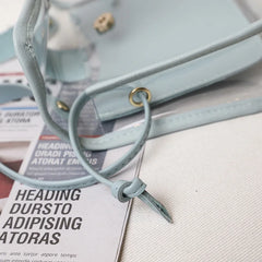 Summer Transparent Square Sling Bag PVC Shoulder Bag Sweet Lady Bag