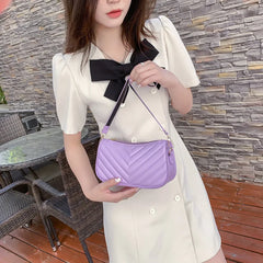 Women's Shoulder Bags PU Chain Quilted Purses Handbag Clutch Bags
