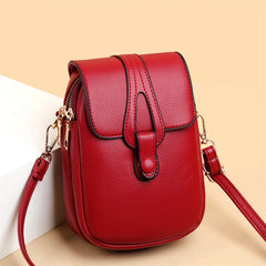 Cover-style PU Leather Cross-body Shoulder Bag for Women