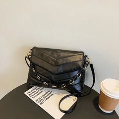 Spring Summer Large Capacity Women's Shoulder Bag Crossbody Small Square Bag