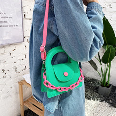 Versatile Spring Shoulder Bag for Women, Textured Messenger Bag