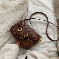 Spring Messenger Bag Women's Shoulder Bag Casual Rhombus Small Square Bag