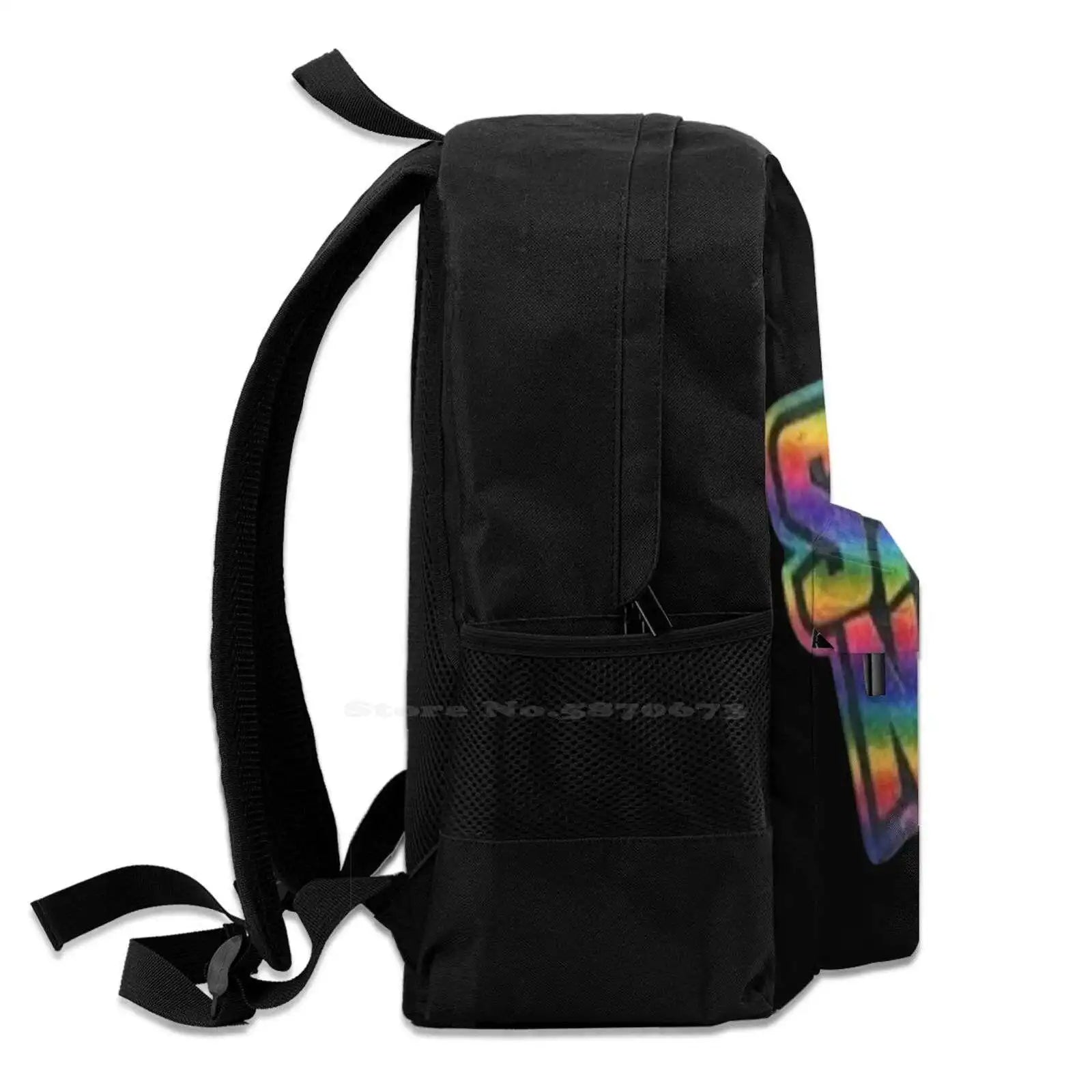 Spy S Foil Logo Bag Backpack For Men Women Girls Teenage