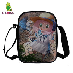 Spy X Family Anya Forger Print Shoulder Bag Femme Crossbody Tote Travel Bags