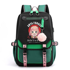 Spy x Family Anya Forger Backpack Cartoon School Bag Female Student Travel Bag