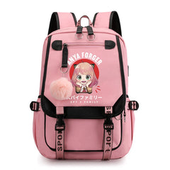 Spy x Family Anya Forger Backpack Cartoon School Bag Female Student Travel Bag