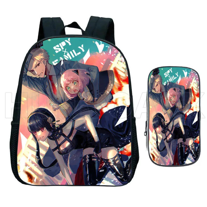 Spy x Family Anya Backpack 12inch Kids Schoolbag