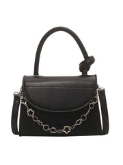 Square Casual Handbag Women's Crossbody Bags Pu Leather Chain Shoulder Bag