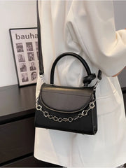 Square Casual Handbag Women's Crossbody Bags Pu Leather Chain Shoulder Bag
