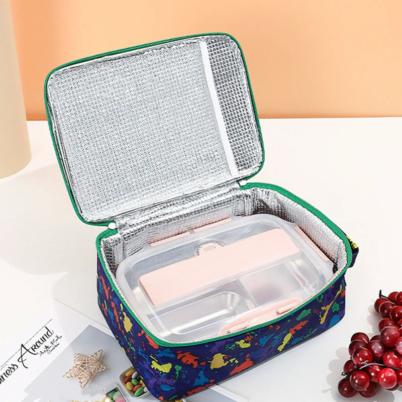 Large Capacity Lunch Box Bag Insulated Thermal Bento Box Cooler Bags