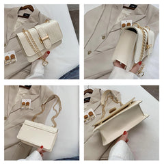 Square Shoulder Bags For Women Crossbody Bags Female Chain Puse And Bags