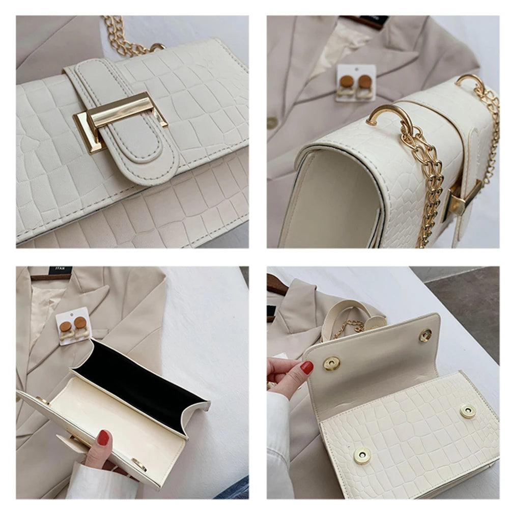 Square Shoulder Bags For Women Crossbody Bags Female Chain Puse And Bags