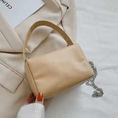 Soft Leather Small Handbags for Women Chain Shoulder Crossbody Bags